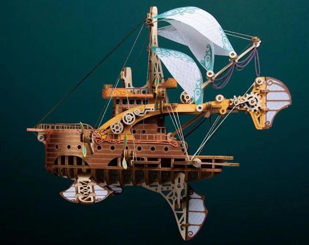 Handcraft Model Ship Wooden - 3D Wooden Puzzle Kits